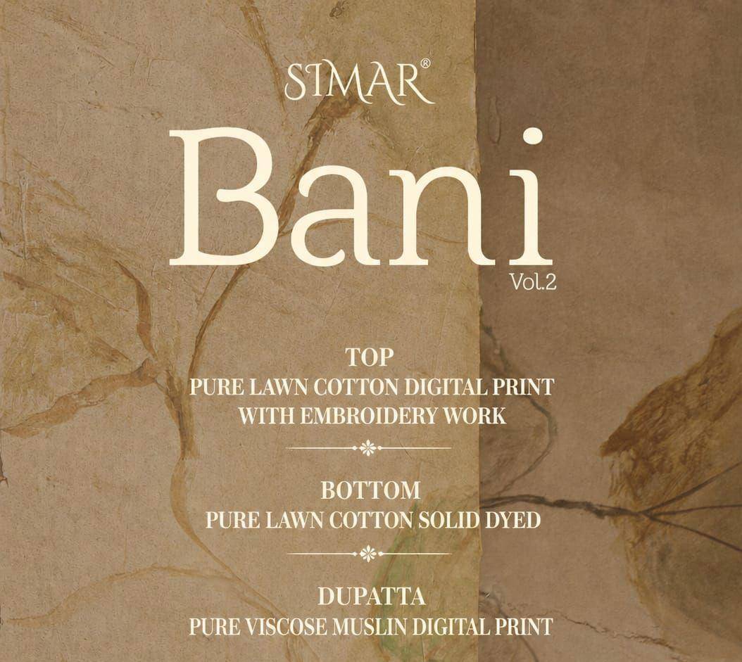 Bani Vol.02 By Glossy 9071 A TO 9071 D Beautiful Festive Suits Stylish Colorful Fancy Casual Wear & Ethnic Wear Pure lawn Dresses At Wholesale Price